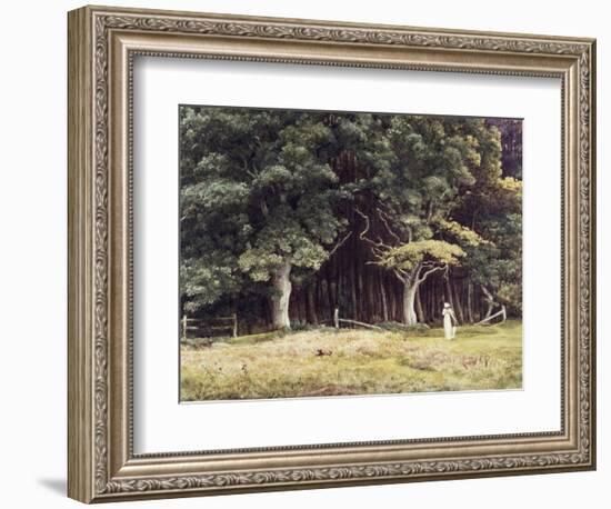 The Wooded Landscape, c.1900-Edward John Poynter-Framed Giclee Print