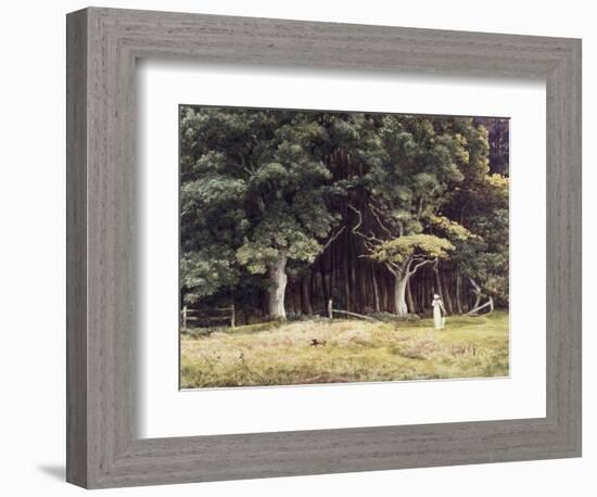 The Wooded Landscape, c.1900-Edward John Poynter-Framed Giclee Print