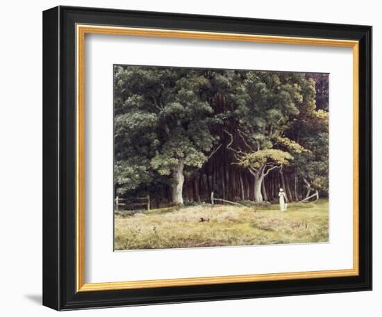 The Wooded Landscape, c.1900-Edward John Poynter-Framed Giclee Print