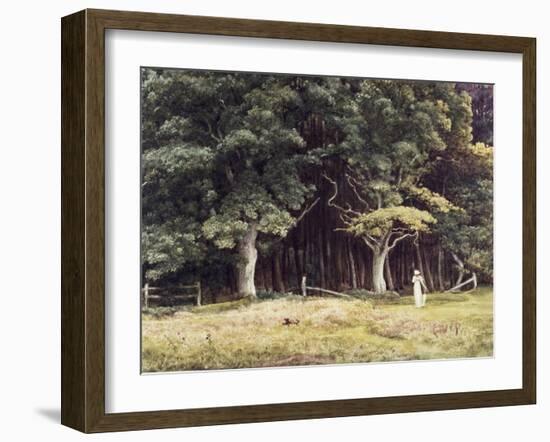 The Wooded Landscape, c.1900-Edward John Poynter-Framed Giclee Print