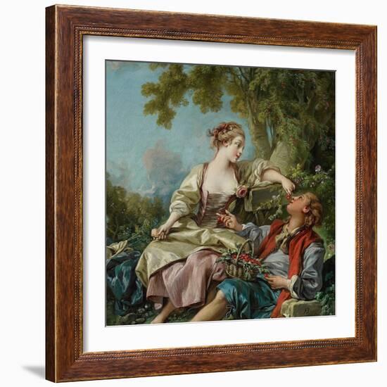 The Wooden Shoes (Les Sabot), 1768-François Boucher-Framed Giclee Print