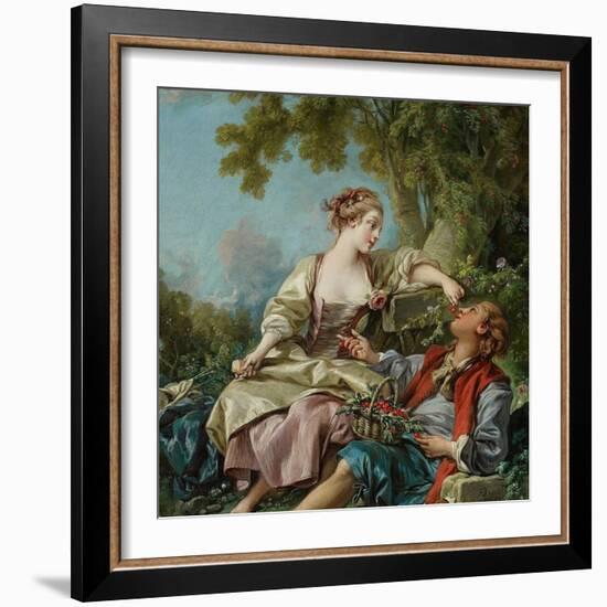 The Wooden Shoes (Les Sabot), 1768-François Boucher-Framed Giclee Print