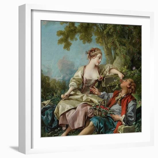 The Wooden Shoes (Les Sabot), 1768-François Boucher-Framed Giclee Print