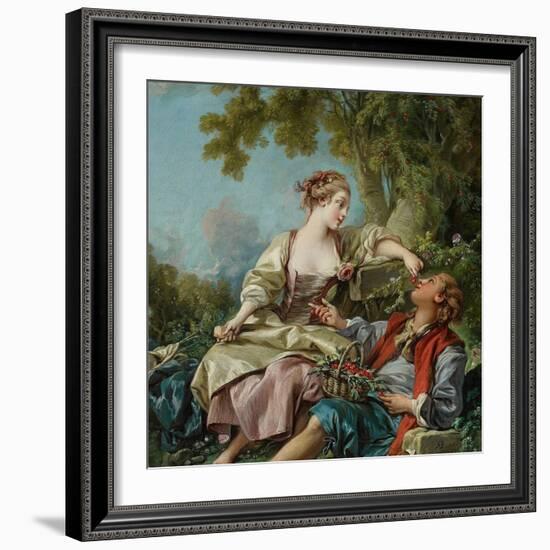 The Wooden Shoes (Les Sabot), 1768-François Boucher-Framed Giclee Print