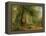 The Woodland Mirror, 19Th Century-Richard Redgrave-Framed Premier Image Canvas