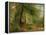 The Woodland Mirror, 19Th Century-Richard Redgrave-Framed Premier Image Canvas