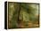 The Woodland Mirror, 19Th Century-Richard Redgrave-Framed Premier Image Canvas