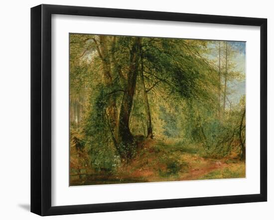 The Woodland Mirror, 19Th Century-Richard Redgrave-Framed Giclee Print