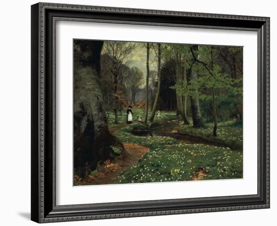 The Woodland Path-Hans Anderson Brendekilde-Framed Giclee Print