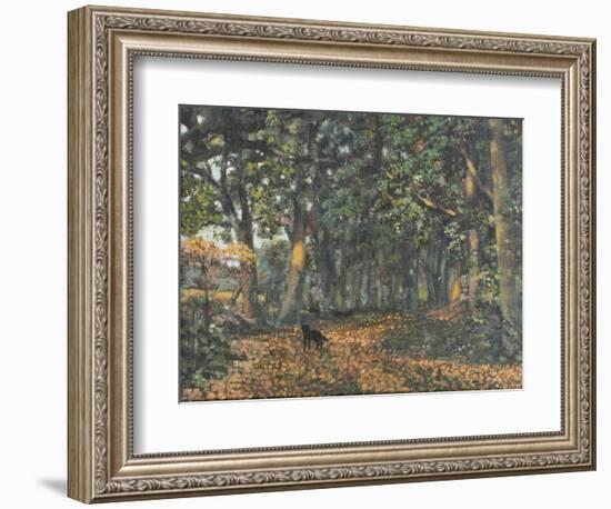 The Woodland Paths are Dry, 2003-Margaret Hartnett-Framed Giclee Print