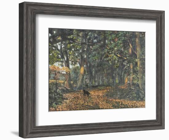 The Woodland Paths are Dry, 2003-Margaret Hartnett-Framed Giclee Print