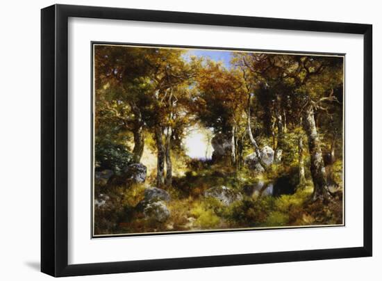 The Woodland Pool, 1909-Moran-Framed Giclee Print