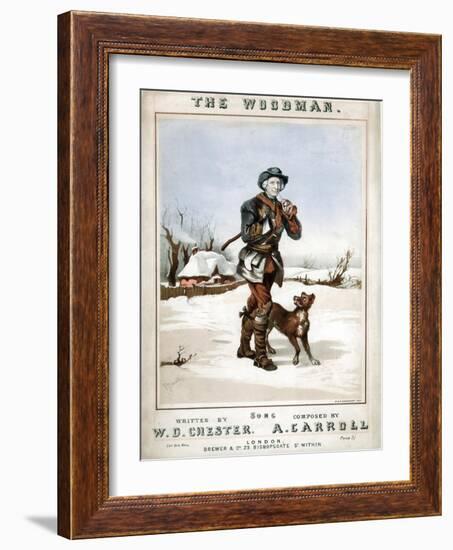 The Woodman, C Late 19th Century-M&N Hanhart-Framed Giclee Print