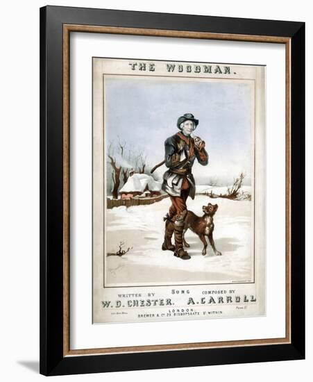 The Woodman, C Late 19th Century-M&N Hanhart-Framed Giclee Print