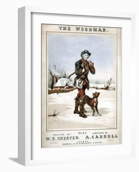 The Woodman, C Late 19th Century-M&N Hanhart-Framed Giclee Print