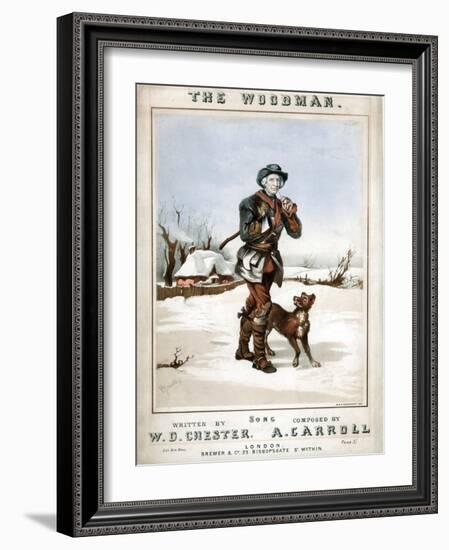 The Woodman, C Late 19th Century-M&N Hanhart-Framed Giclee Print