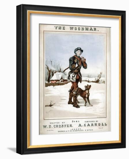 The Woodman, C Late 19th Century-M&N Hanhart-Framed Giclee Print