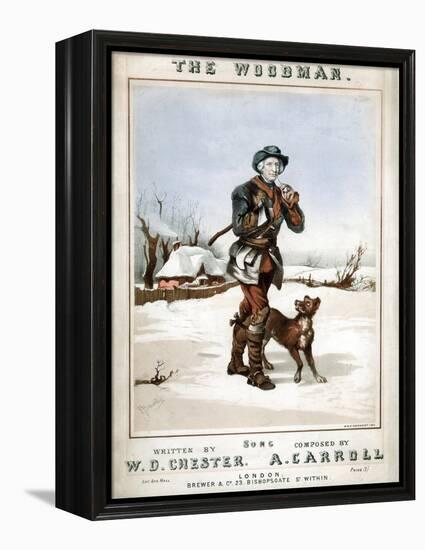 The Woodman, C Late 19th Century-M&N Hanhart-Framed Premier Image Canvas