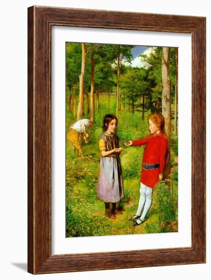 The Woodman's Daughter-John Everett Millais-Framed Art Print