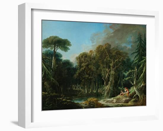 The Woods, 1740-Francois Boucher-Framed Giclee Print