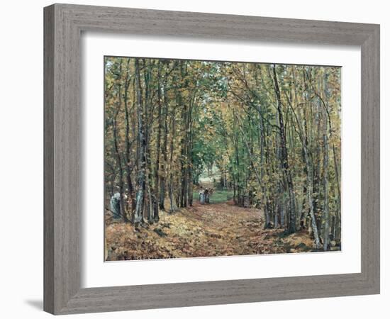 The Woods at Marly, 1871-Camille Pissarro-Framed Giclee Print