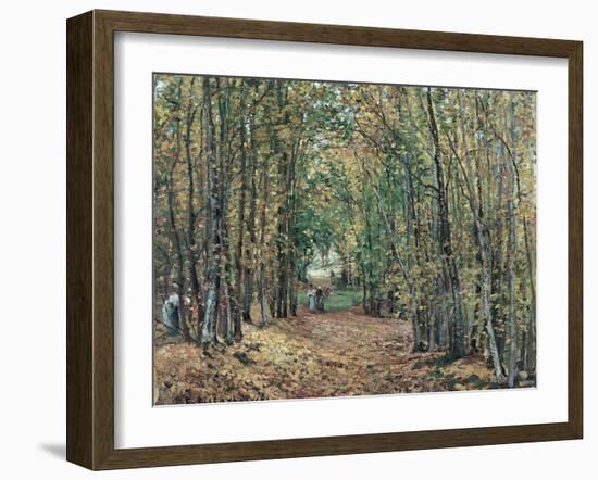 The Woods at Marly, 1871-Camille Pissarro-Framed Giclee Print
