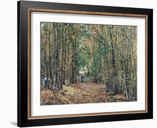 The Woods at Marly, 1871-Camille Pissarro-Framed Giclee Print