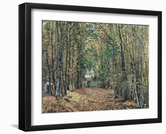 The Woods at Marly, 1871-Camille Pissarro-Framed Giclee Print