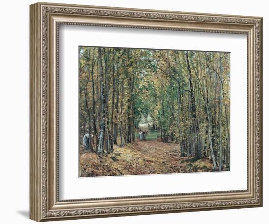 The Woods at Marly, 1871-Camille Pissarro-Framed Giclee Print