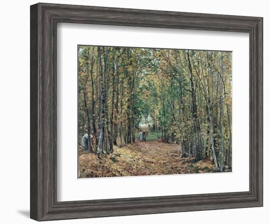 The Woods at Marly, 1871-Camille Pissarro-Framed Giclee Print