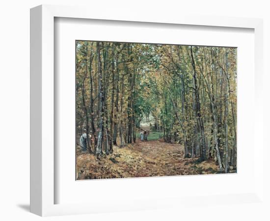 The Woods at Marly, 1871-Camille Pissarro-Framed Giclee Print