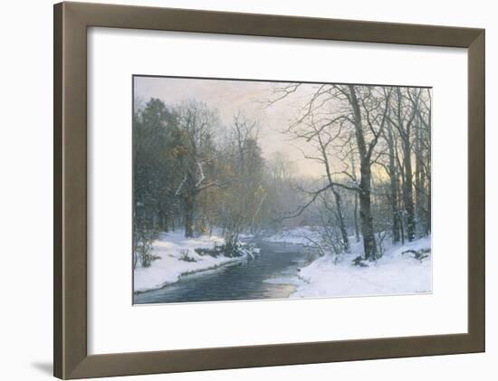 The Woods in Silver and Gold-Anders Andersen-Lundby-Framed Giclee Print