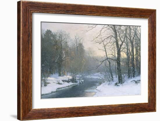 The Woods in Silver and Gold-Anders Andersen-Lundby-Framed Giclee Print