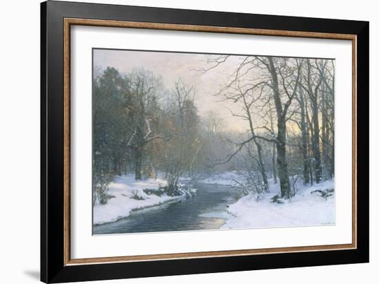 The Woods in Silver and Gold-Anders Andersen-Lundby-Framed Giclee Print