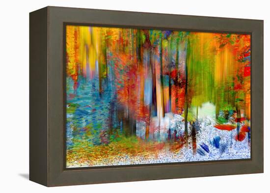 The Woods in Summer-Ursula Abresch-Framed Premier Image Canvas