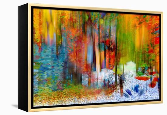 The Woods in Summer-Ursula Abresch-Framed Premier Image Canvas