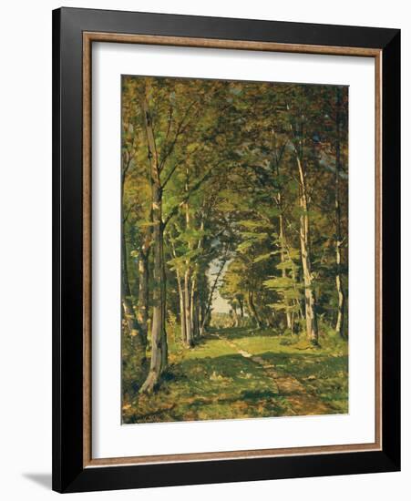 The Woods of Famars, 1887-Henri-Joseph Harpignies-Framed Giclee Print