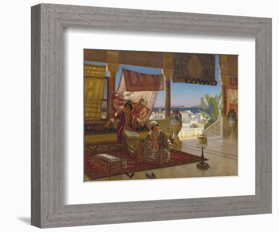 The Wool Spinners (Les Fileuses De Laine) Par Ernst, Rudolf (1854-1932). Oil on Wood, Size : 79,5X1-Rudolphe Ernst-Framed Giclee Print