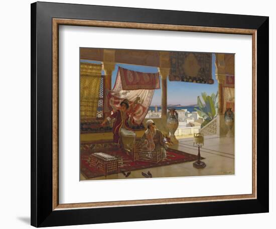 The Wool Spinners (Les Fileuses De Laine) Par Ernst, Rudolf (1854-1932). Oil on Wood, Size : 79,5X1-Rudolphe Ernst-Framed Giclee Print