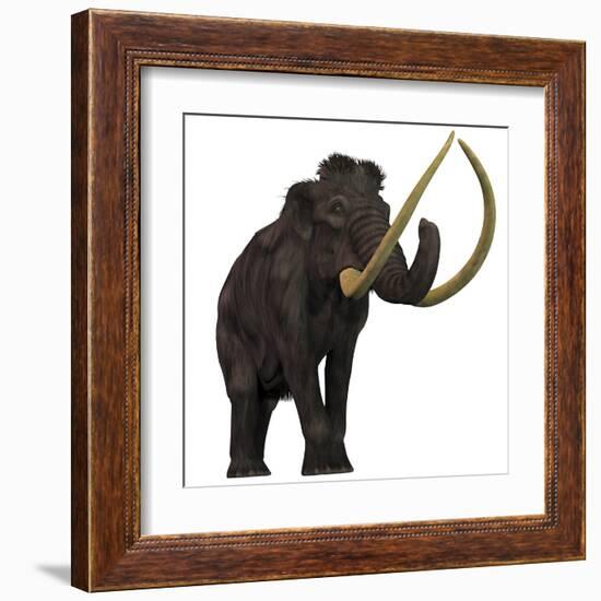 The Woolly Mammoth-null-Framed Art Print