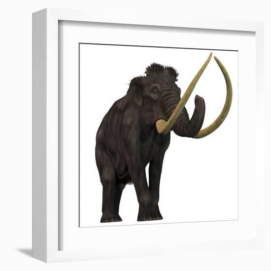 The Woolly Mammoth-null-Framed Art Print