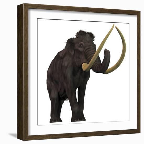 The Woolly Mammoth-null-Framed Art Print