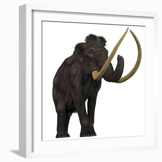 The Woolly Mammoth-null-Framed Art Print