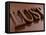 The Word Lust, Chocolate-coated-Kai Stiepel-Framed Premier Image Canvas