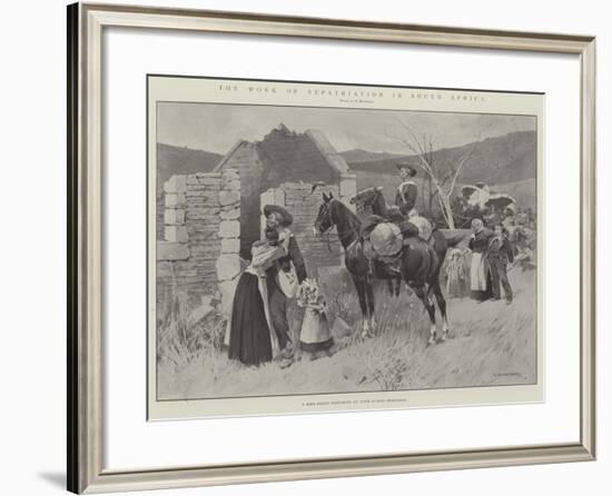 The Work of Repatriation in South Africa-Charles Auguste Loye-Framed Giclee Print