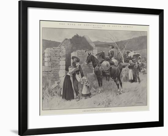 The Work of Repatriation in South Africa-Charles Auguste Loye-Framed Giclee Print