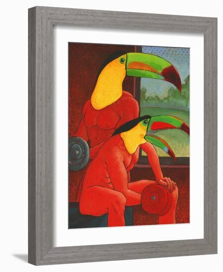 The Workout-John Newcomb-Framed Giclee Print