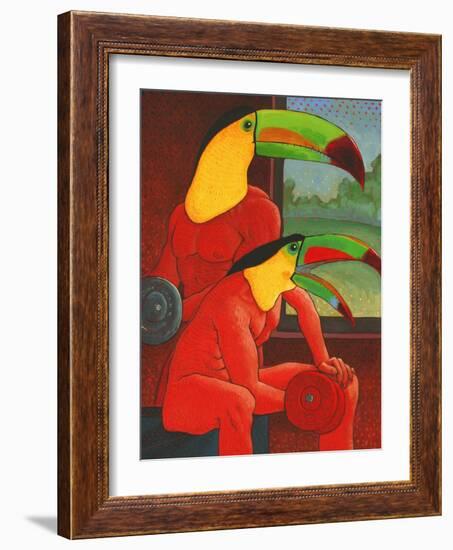 The Workout-John Newcomb-Framed Giclee Print