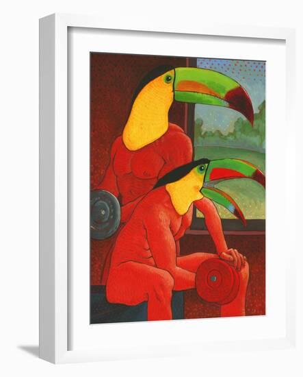 The Workout-John Newcomb-Framed Giclee Print