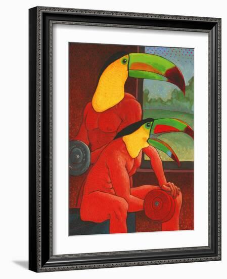 The Workout-John Newcomb-Framed Giclee Print